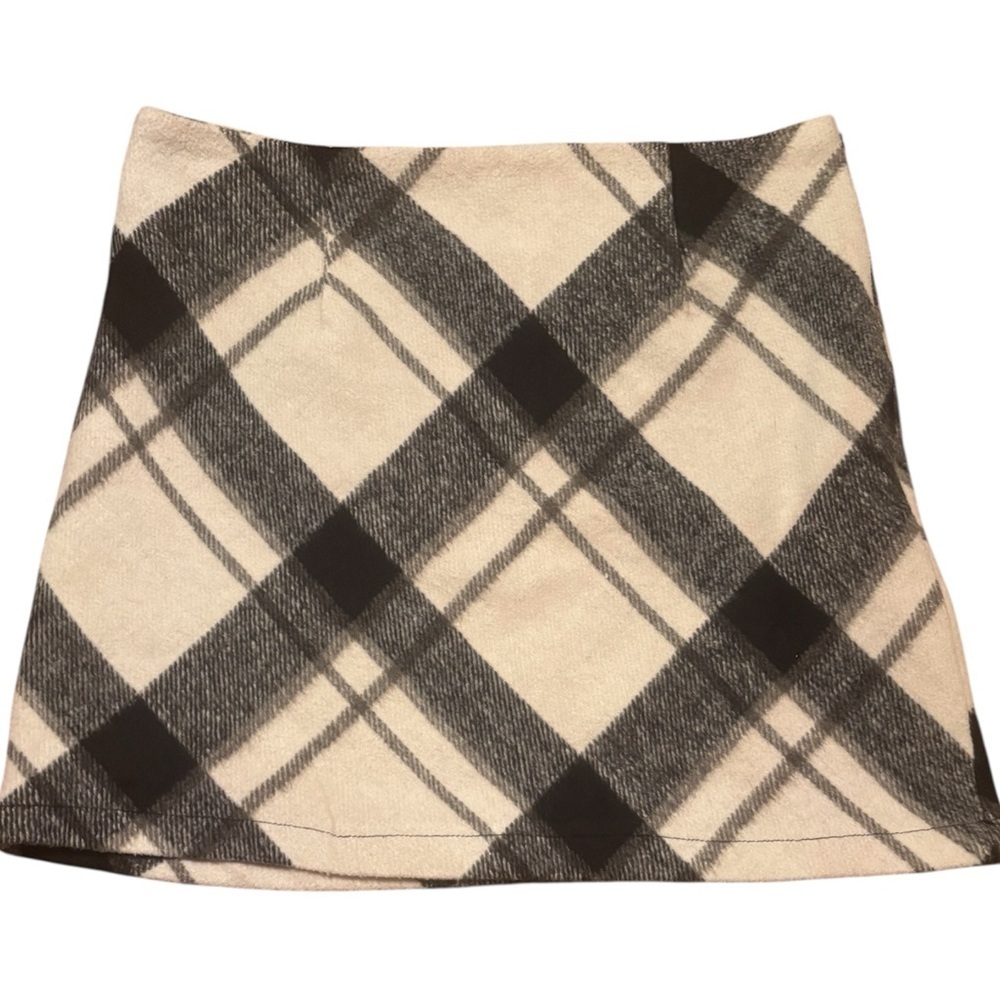 90s Grunge SHEIN Tan A-line Mini Skirt for Work